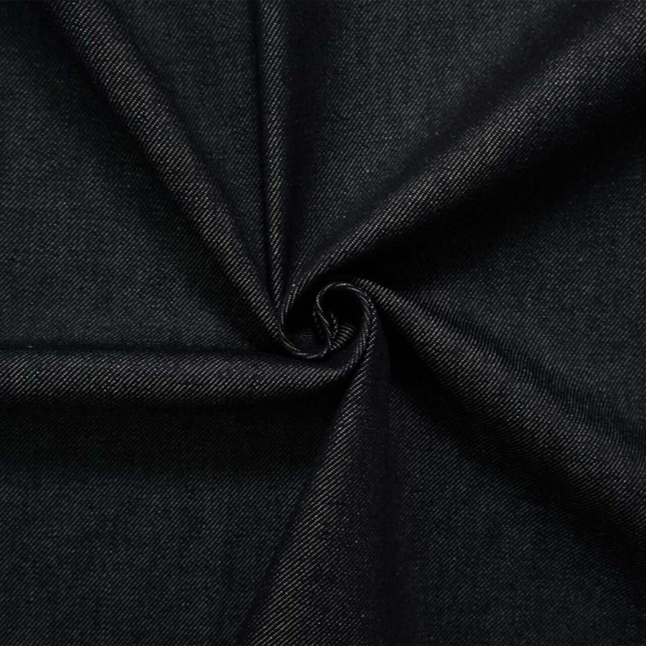 Blue 11 oz. Cotton Preshrunk and Skewed Denim Twill Woven Fabric By the Yard